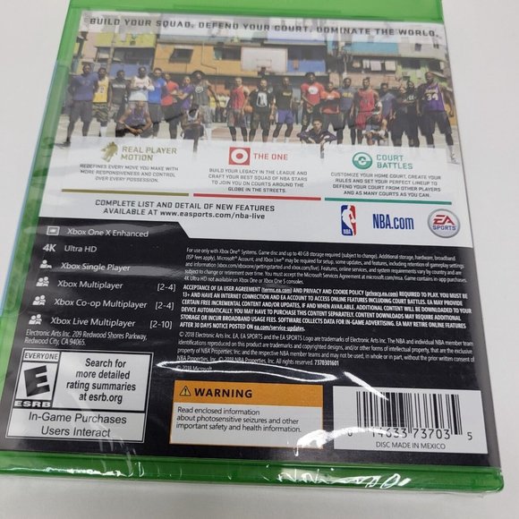 New NBA Live 19 for Xbox One Factory Sealed Video Game Basketball - Picture 6 of 9